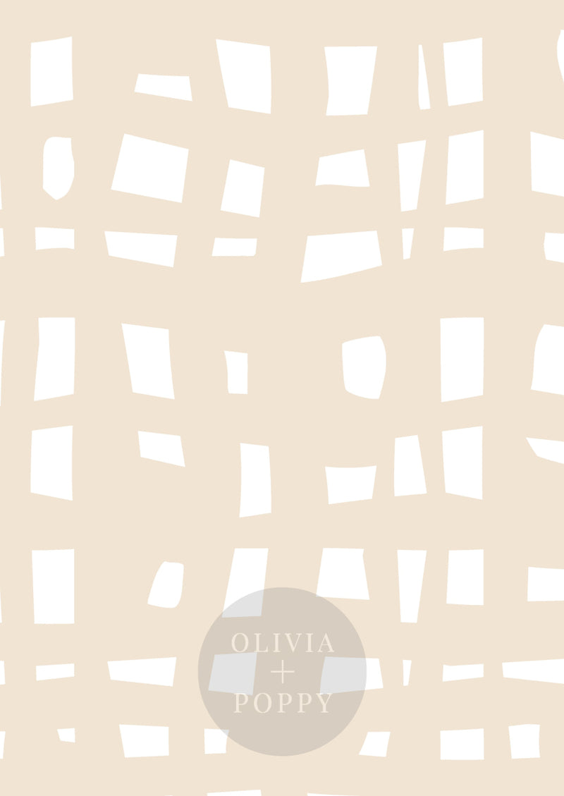 Basket Weave Wallpaper Sample Paste The Wall (Traditional Vinyl) / Nude + White