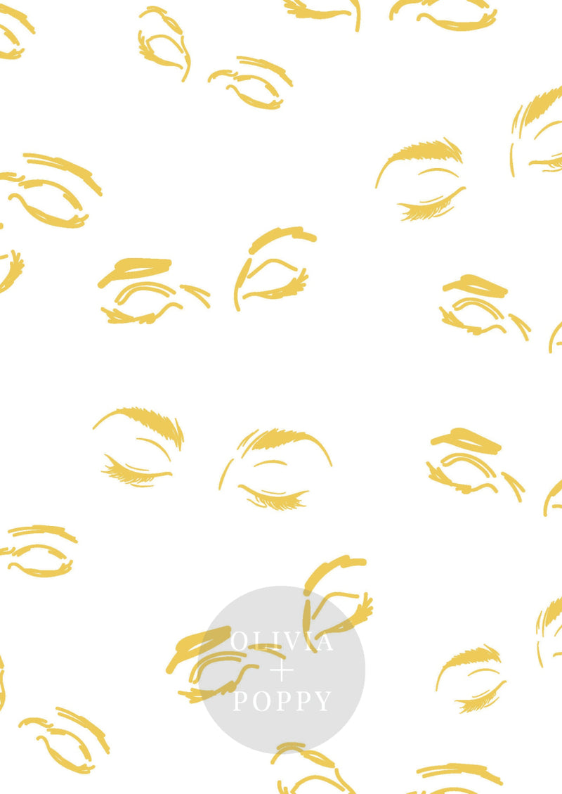 Eye Spye Sample Paste The Wall (Traditional Vinyl) / Primrose Yellow Wallpaper