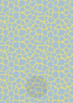 Sahara Paste The Wall (Traditional Vinyl) / Citrus + Baby Blue Wallpaper