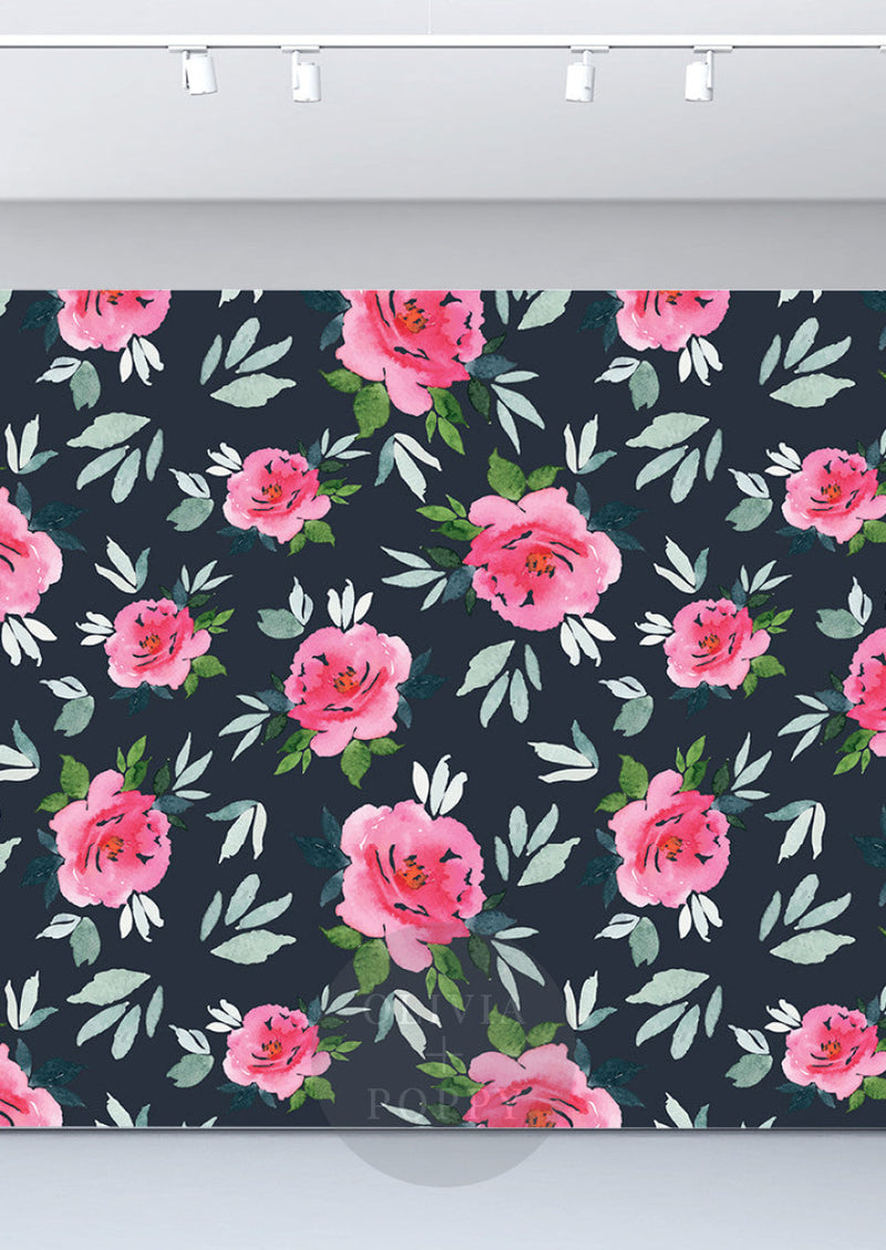 Simoney Peonies Wallpaper Sample