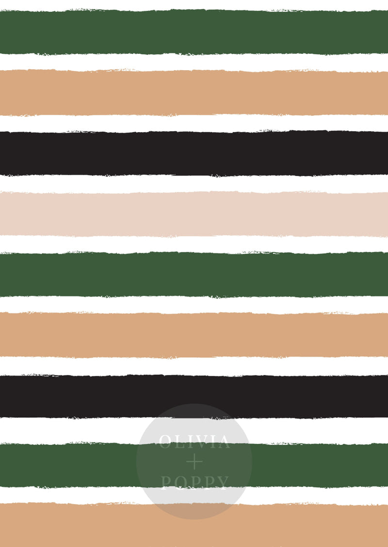Tattered Stripes Sample Paste The Wall (Traditional Vinyl) / Horizontal Nature Wallpaper