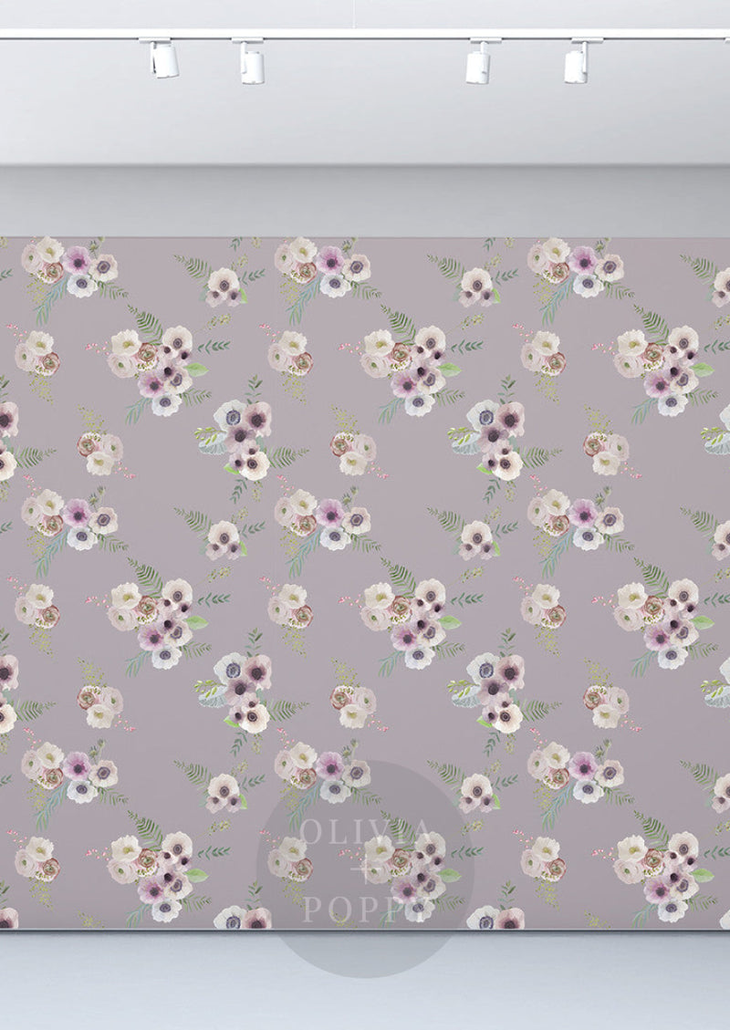 Victorian Flowers Wallpaper